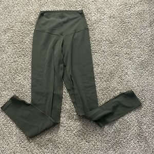 green aerie leggings